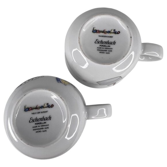 Vintage Eschenbach Bambolino Porcelain Childrens Mug Set With Elephant & Clown D - Picture 12 of 12